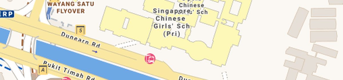 OneMap view of Singapore Chinese Girls' School near Anderson Road