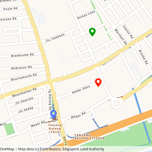 Amber House location map — 30 Amber Gardens, Marine Parade