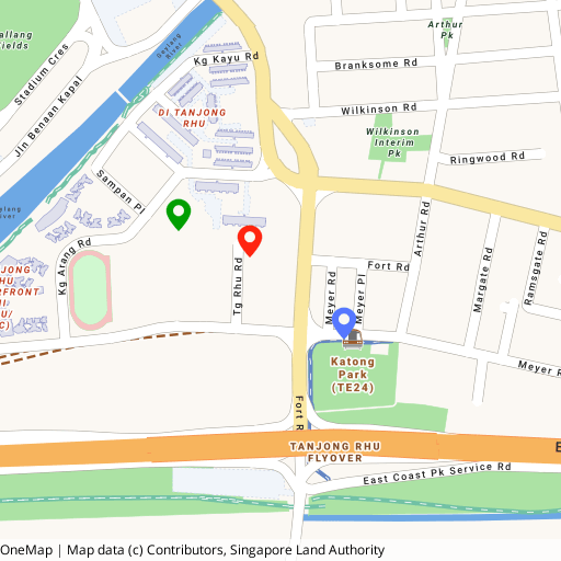 Arina East Residences location map — 6 Tanjong Rhu Road, District 15