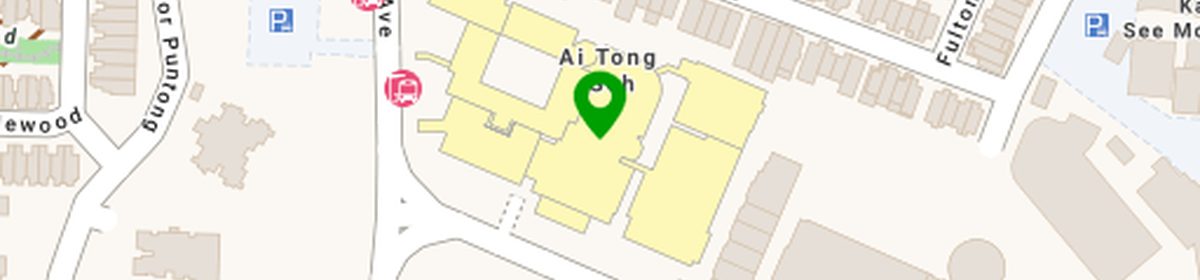 OneMap view of Ai Tong School near Sin Ming