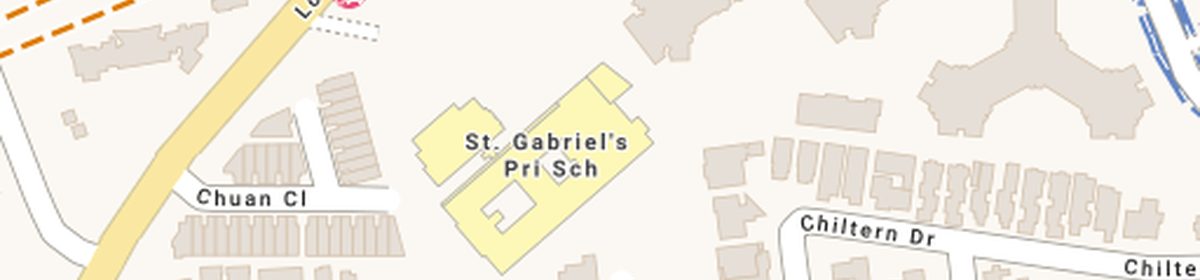 OneMap view of St. Gabriel's Primary School on Lorong Chuan