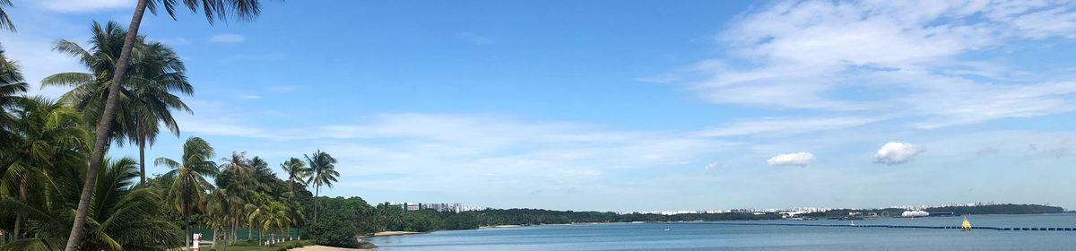 Beach at Pasir Ris Park near Coastal Cabana