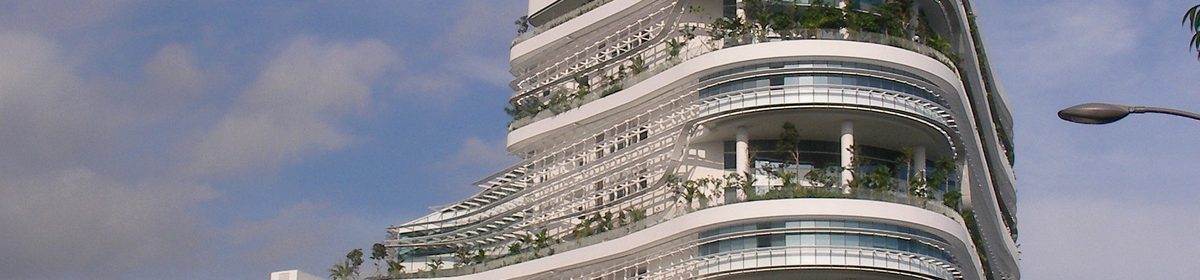 Solaris @ One-North tower in the Fusionopolis cluster