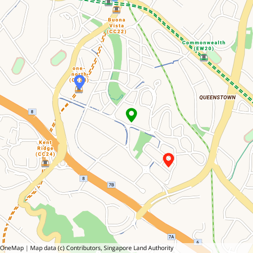Hudson Place Residences location map — 18 Media Circle, one-north