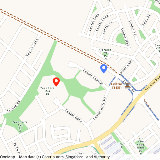 Lentor Gardens Residences location map