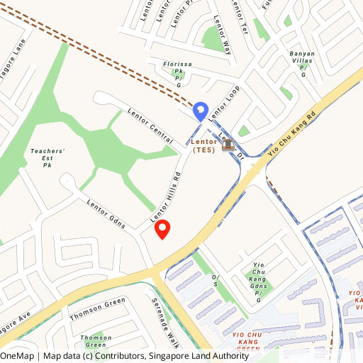 Lentoria location map