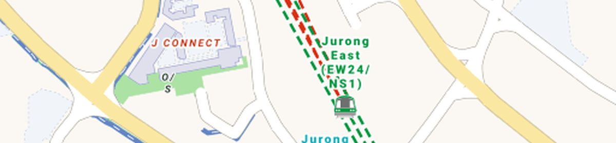 OneMap view of Jurong East mall cluster — JEM, Westgate, IMM