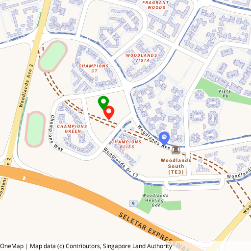 Norwood Grand location map