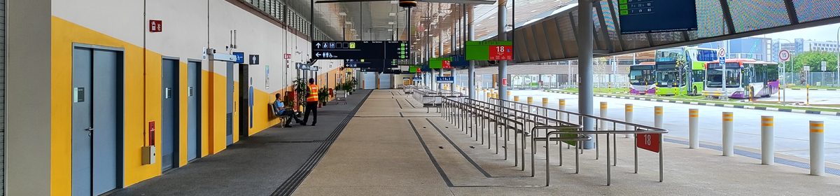 Tampines North Bus Interchange concourse