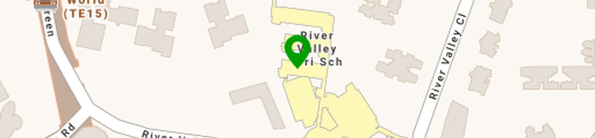 OneMap view of River Valley Primary School beside River Modern