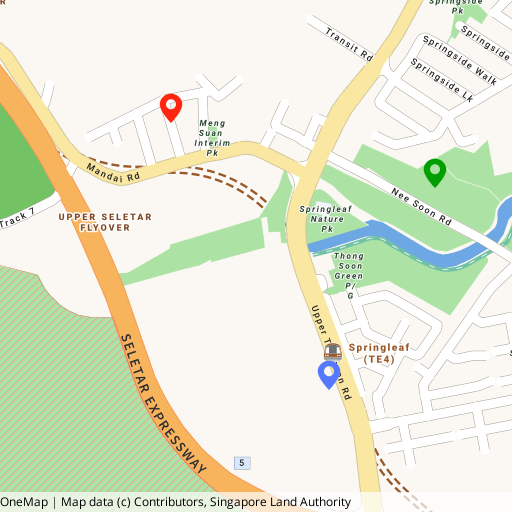 Springleaf Collection location map — Meng Suan Road, Springleaf (D26)