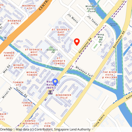 The Arcady at Boon Keng location map