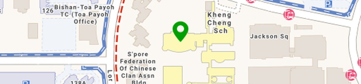 OneMap view of Kheng Cheng School at Lorong 3 Toa Payoh