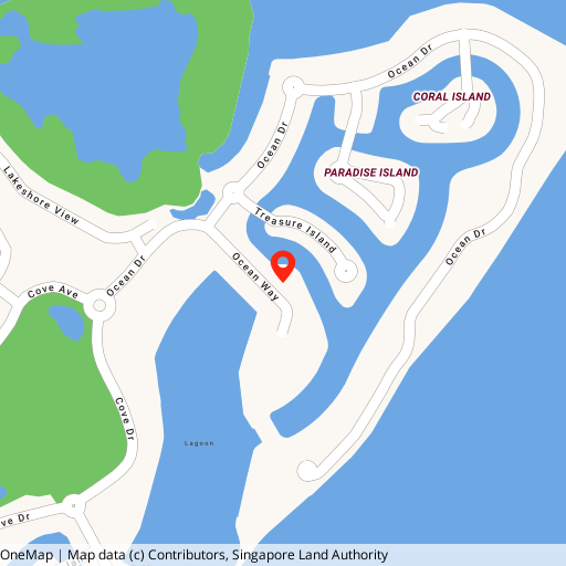 The Residences at W Singapore Sentosa Cove location map