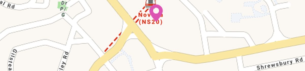 OneMap of the Novena precinct — United Square, Velocity and Square 2 malls