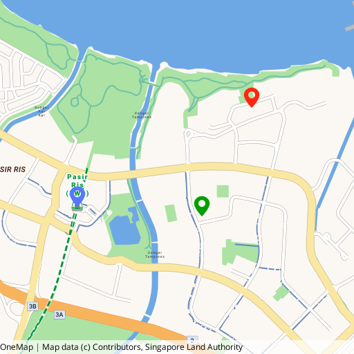 The Shorefront location map