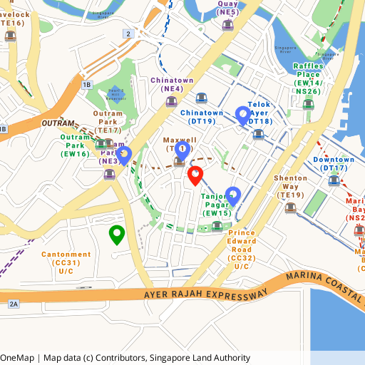 TMW Maxwell location map