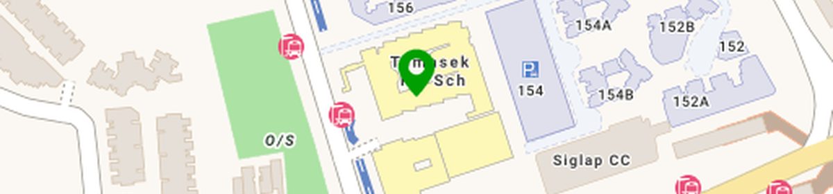 OneMap view of Temasek Primary School near Vela Bay