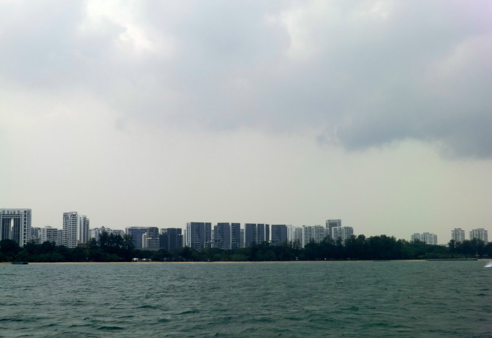 The East Coast waterfront opposite Vela Bay, seen from the sea